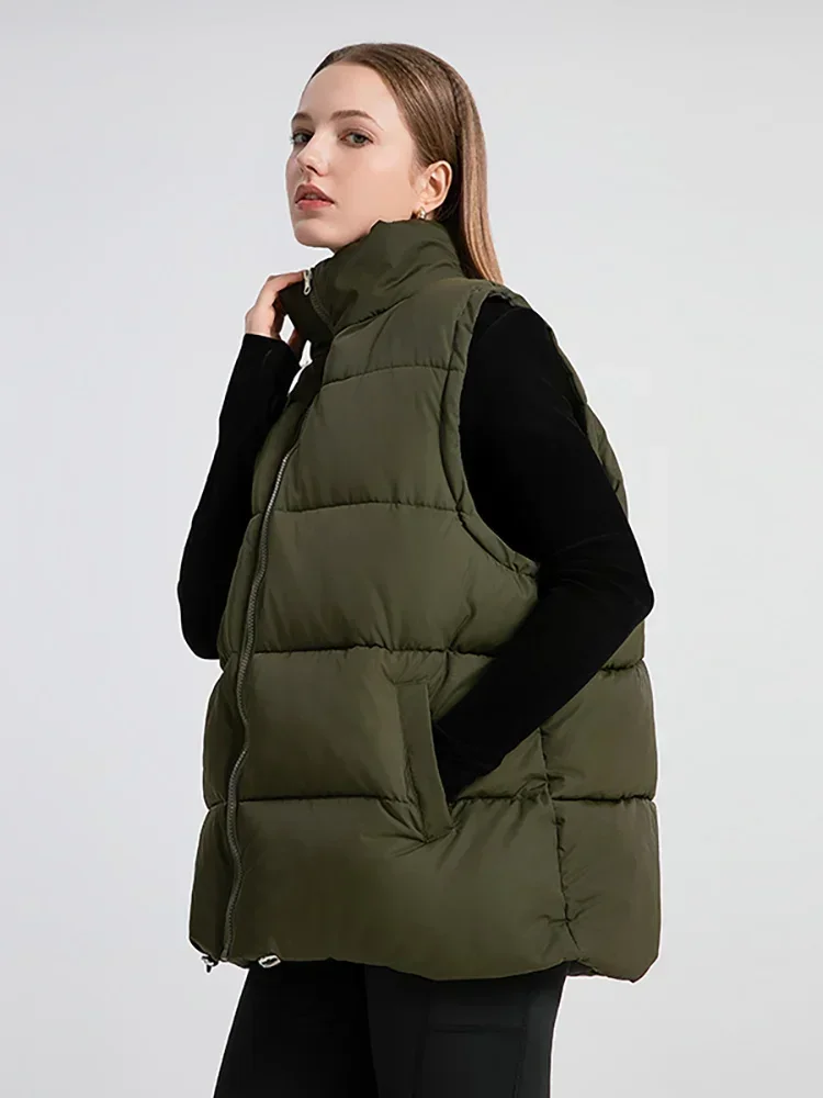 Новинка 2024 зимний жилет с хлопковой подкладкой Женская куртка