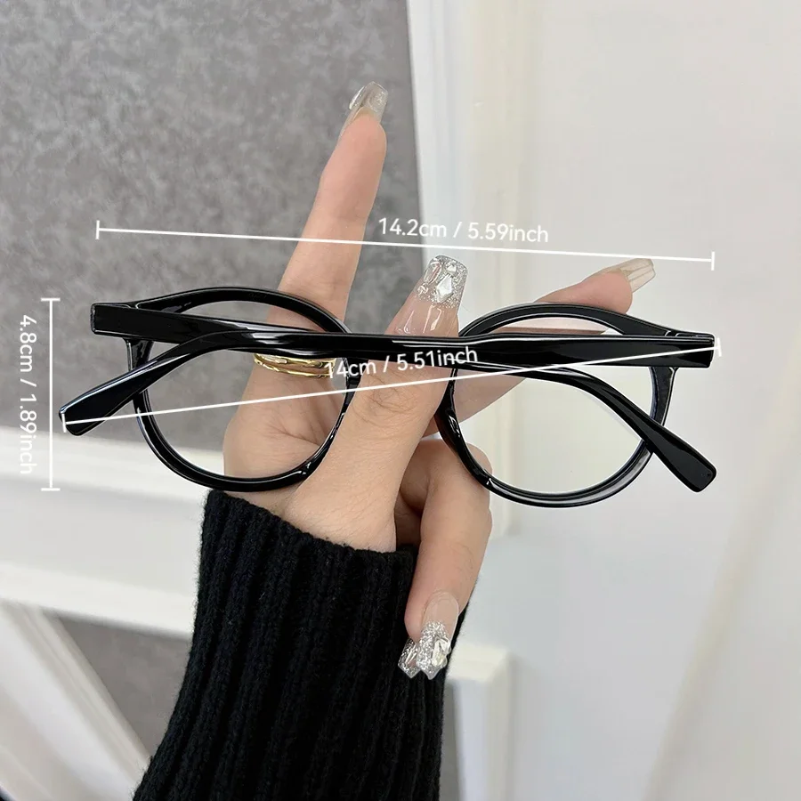 Модные модные круглые оправы для очков женщин и мужчин прозрачные брендовые
