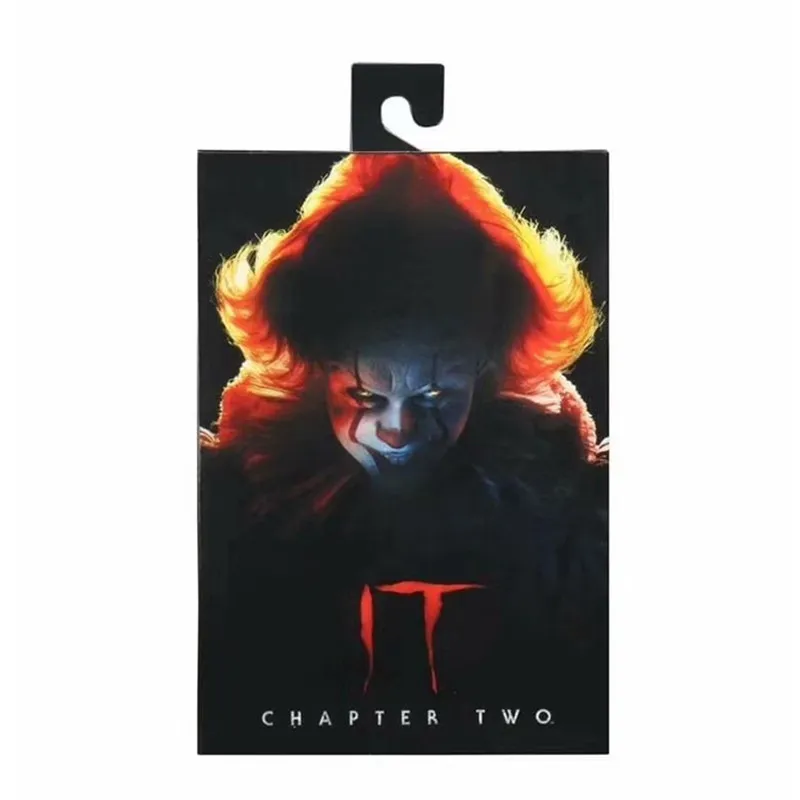 Фото Фигурка Джокера/Кожаноголового человека 18 см в коробке, NECA Ultimate Pennywise, Первая часть, Клоун, Экшн-фигурка, Игрушки и подарки на Хэллоуин №1
