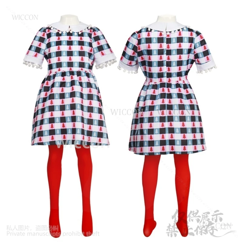 Новый аниме Рождественский косплей Синди Лу костюм красный плащ милое платье