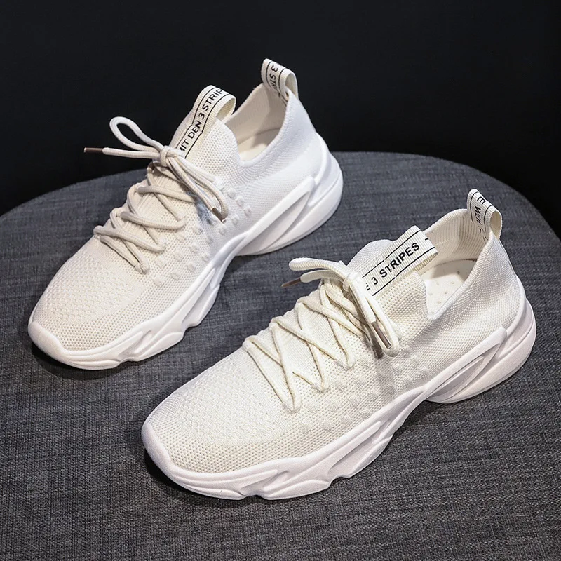 New Shoes Women Fashion Sneakers Casual Shoes Woman Loafers High Quality Breathable Run Shoes Ladies Flats Trainers Promotion