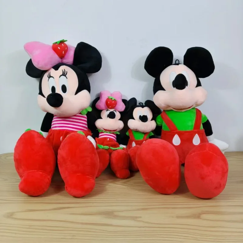 Disney милая плюшевая игрушка с Микки Маусом и Минни аниме мягкая кукла подушка