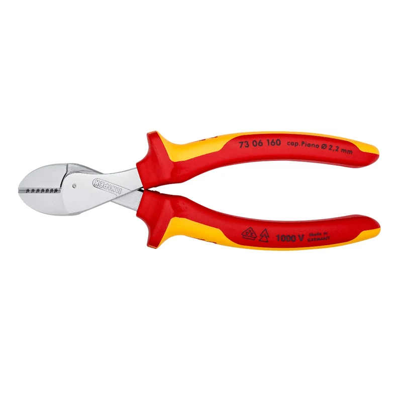 KNIPEX 73 06 160 Компактный диагональный резак с высоким рычагом плоскогубцы