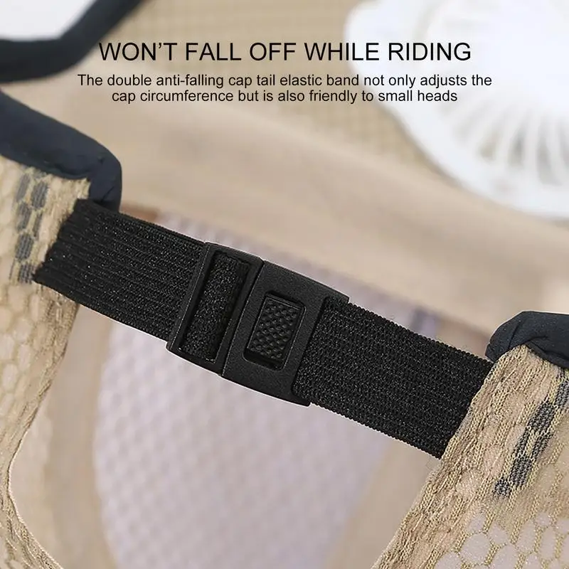 Kapelusz z wentylatorem słonecznym daszkiem Oddychające czapki sportowe Ochrona UV plażowy Zasilany energią słoneczną Akumulatorowy kapelusz na