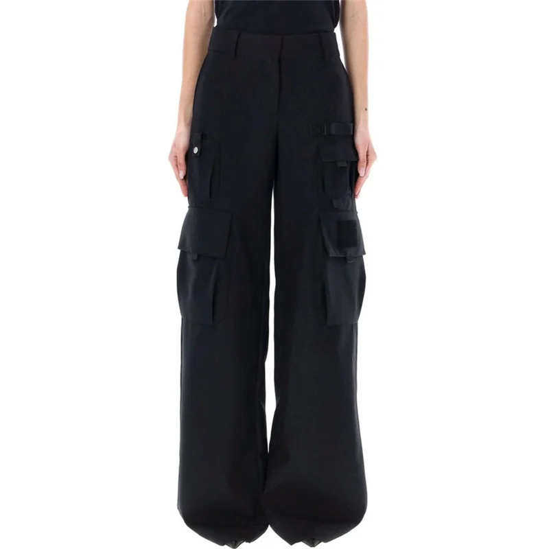 Women's Pants 2023 Spring Trend Korean Fashion Street Style Cargo Pants Casual Versatile Wide Leg Pants Trousers Free Shipping