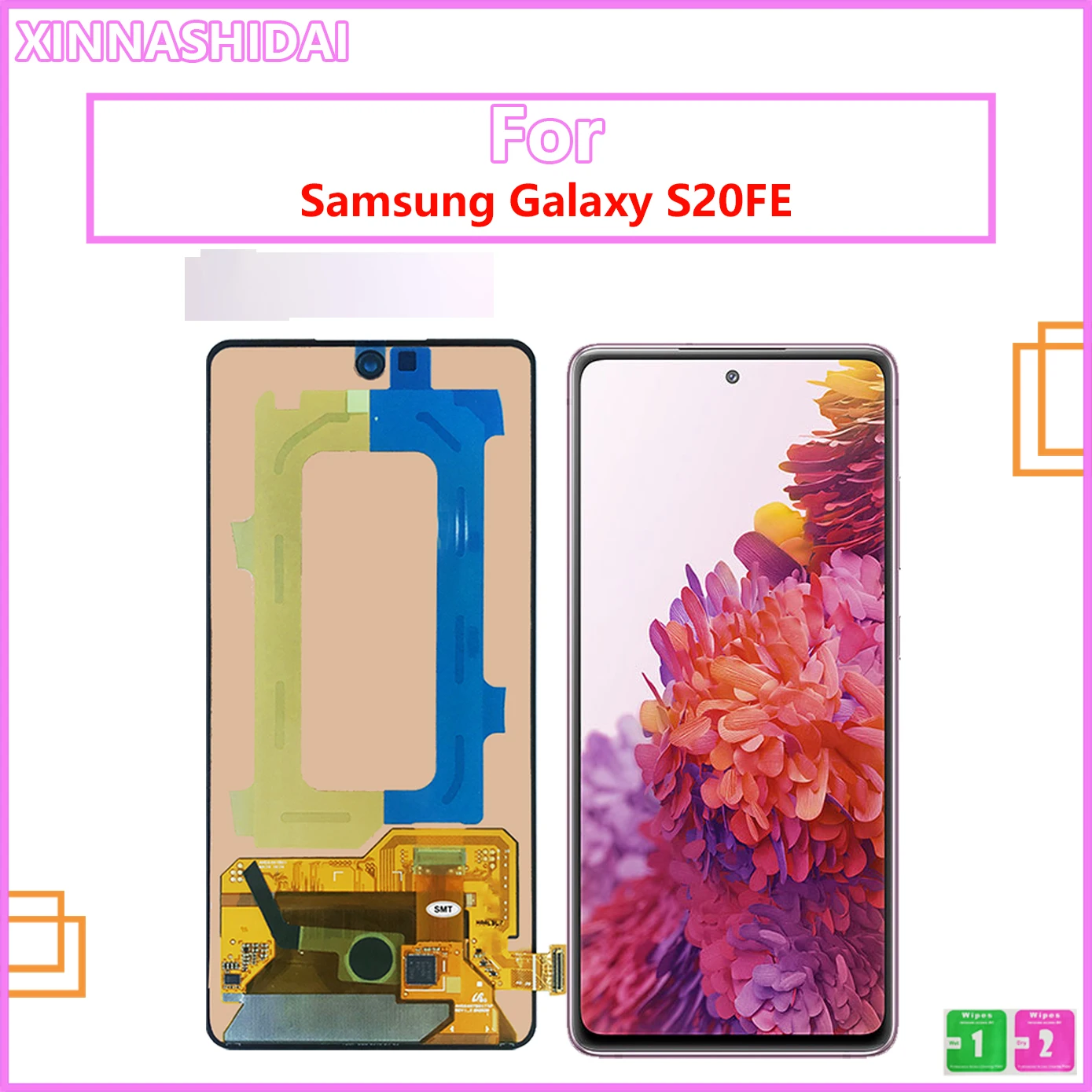 

100% Tested AMOLED For Samsung Galaxy S20 Fan Edition G780F G781F S20 FE 5G S20 Lite LCD Display With Touch Screen Ditigitizer