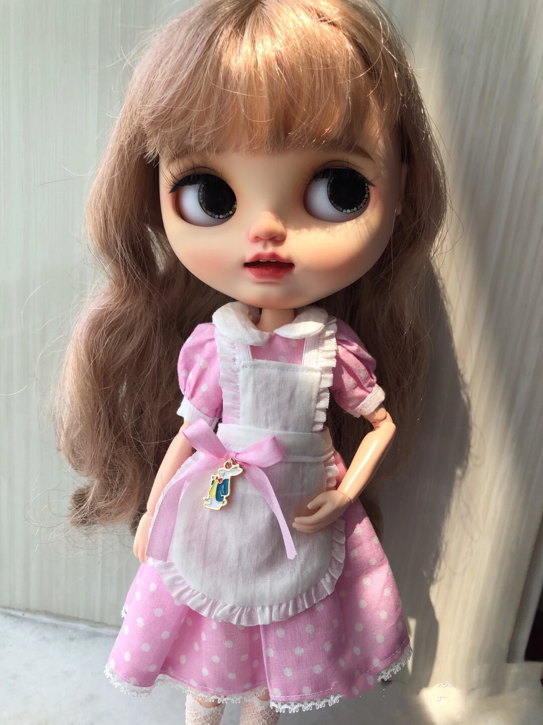 Женская одежда розовая юбка с кроликом костюмное платье 1/6 30 см куклы (подходит