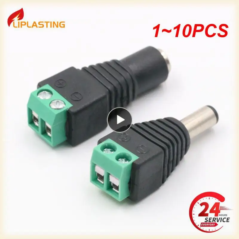 

1 ~ 10 шт. bnc разъем постоянного тока BNC Штекерный разъем Коаксиальный CAT5 видео балун адаптер штекер для светодиодных лент освещения камеры видеонаблюдения