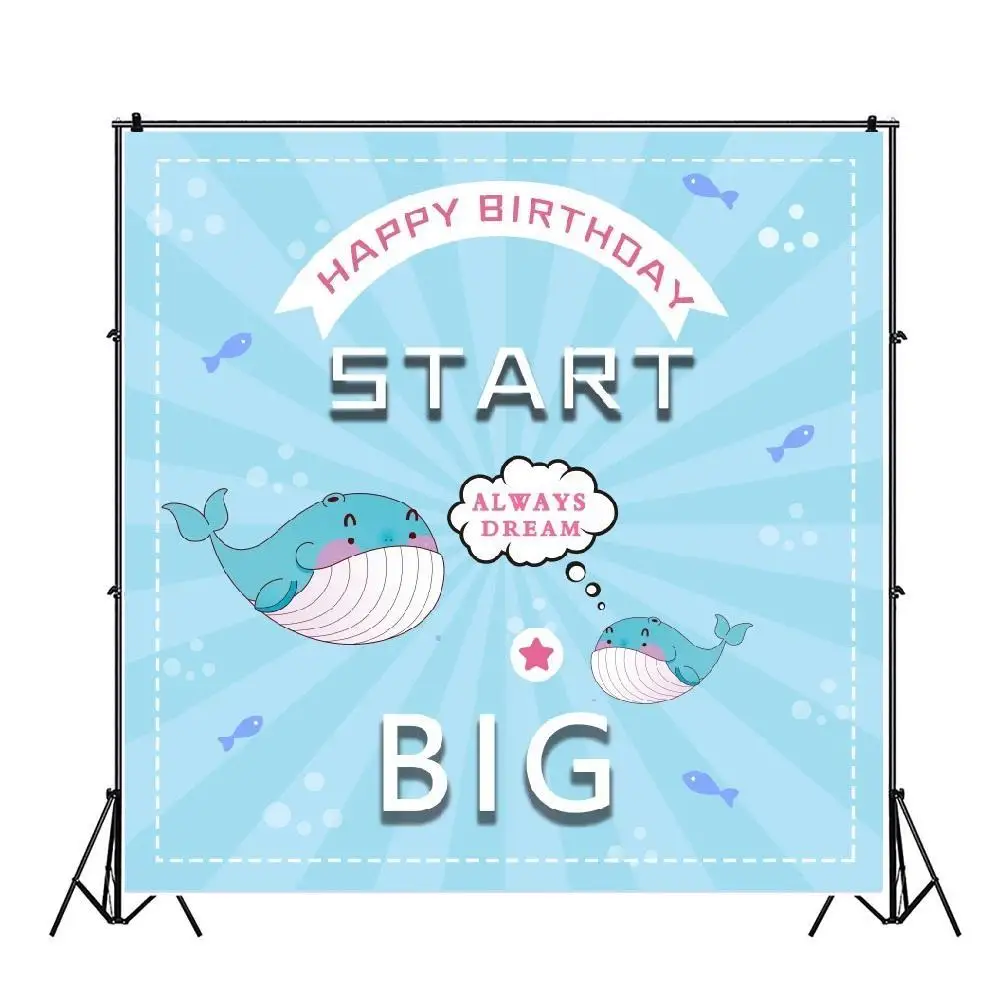 Фон для фотосъемки с изображением акулы