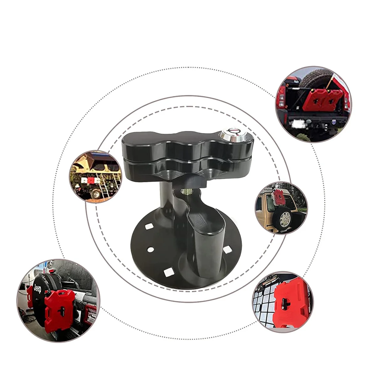 Блокировка крепления с ключами крепление для RotopaX LOX-PM топливный пакет или