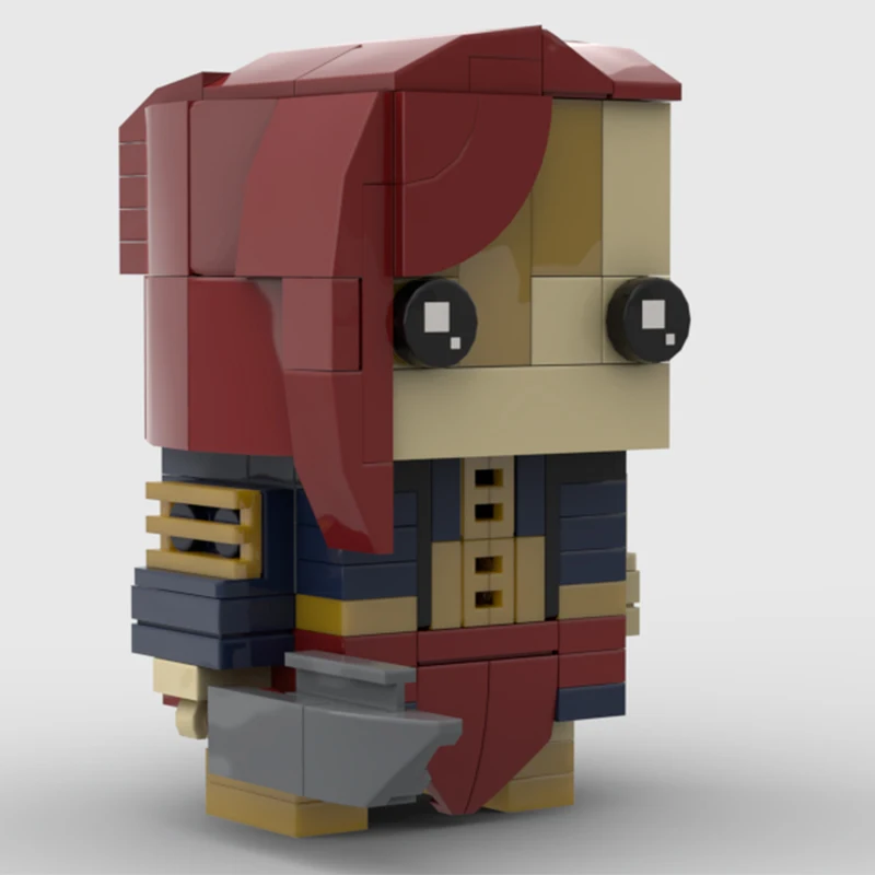 Фото 872 детали MOC: Модель Brickheadz «Добро пожаловать в Ноксус» из серии League of Legends, конструктор, архитектурные блоки, развивающая игрушка, идеальный подарок на Рождество №4