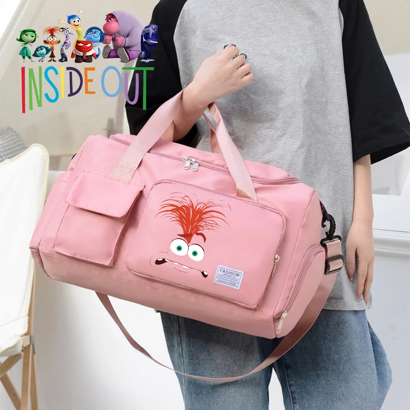 Женские дорожные сумки с вырезами внутри аниме большие спортивные и дафли