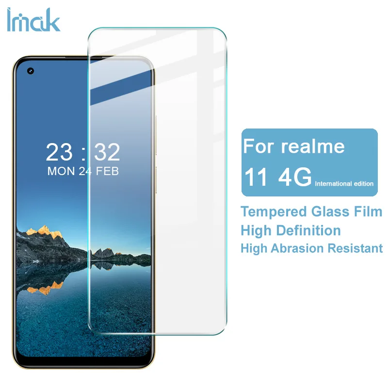 

Imak полное закаленное стекло для Realme 11 4G Защита экрана для Realme 11 4G Защитная стеклянная пленка