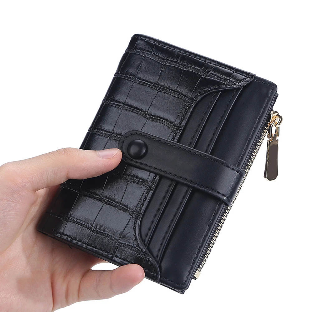 

New Fashion Snaps Buckle Zipper Wallet For Women Wear-Resistant Ultra-thin Coin Purse For Bag Shoulder Bag Wallet