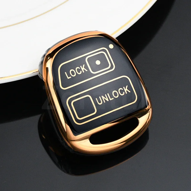 

2/3 кнопки, держатель брелока для Toyota Yaris Carina 120 Corolla Avensis Land Cruiser Camry RAV4 Prado, чехол для дистанционного ключа автомобиля