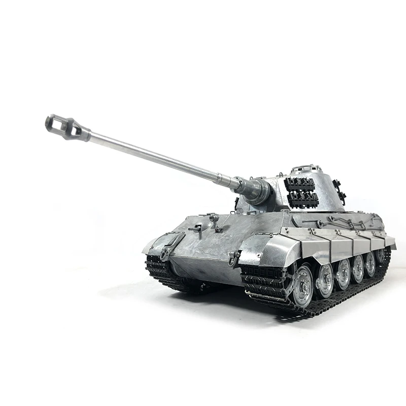 

Mato 100% Metal RTR RC Tank 1/16 German King Tiger Infrared Combating Barrel Recoil 2.4Ghz 4CH 1228 RC Model TH16971-SMT8