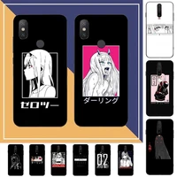 zero two darling in the franxx anime phone case for redmi note 8 7 9 4 6 pro max t x 5a 3 10 lite pro