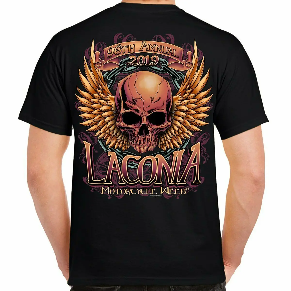

Футболка с черепом Laconia 2019