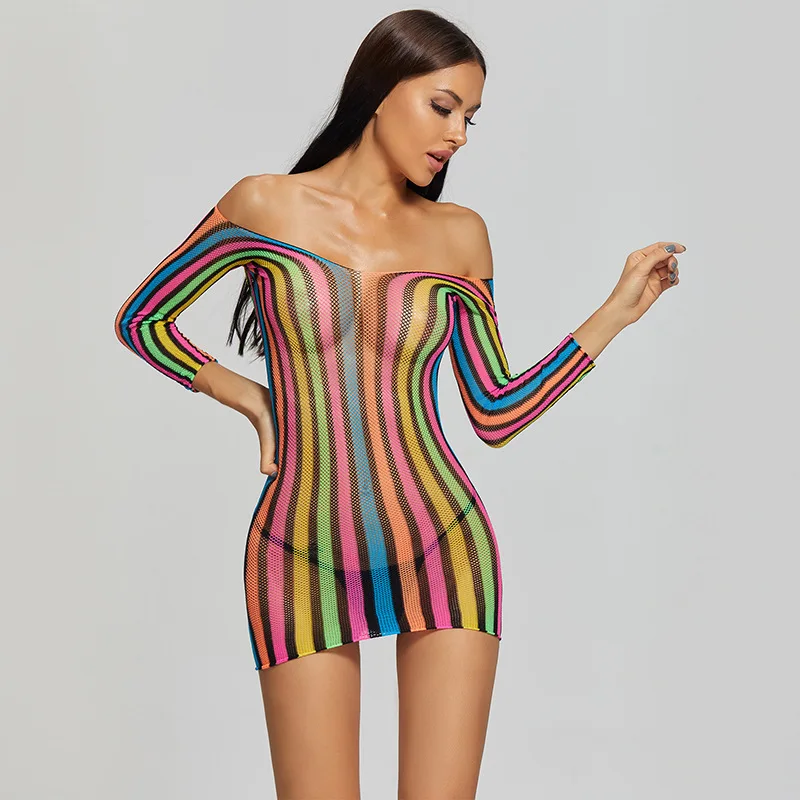 

erotic dress fishnet sexy lingerie hot erotic dress erotic mesh intimate teddy bear women pajamas transparent