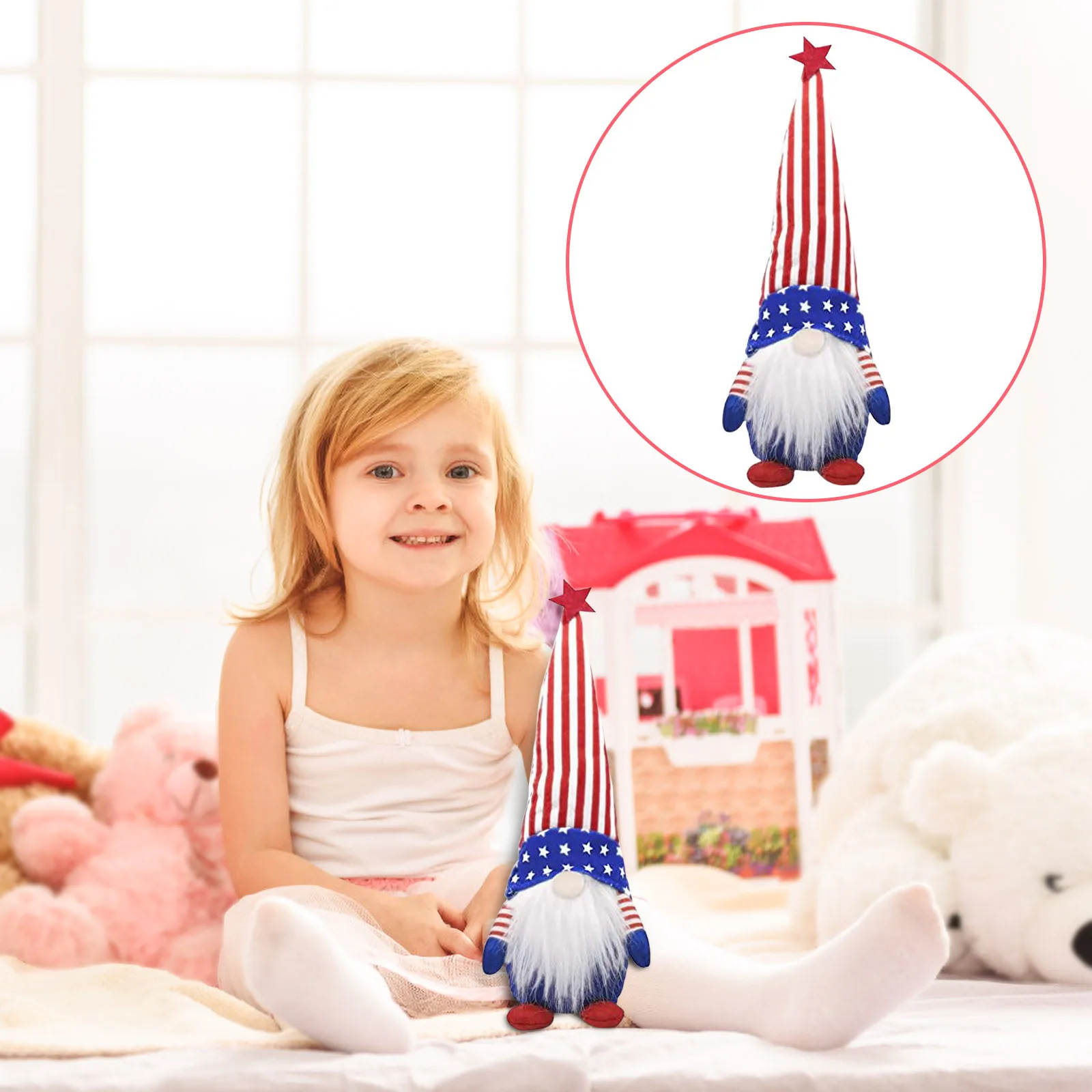 

Female Bust Statue Desktop Room Patriotic h Decoration Decoration Election Large Christmas Ornament Christmas Balls Large