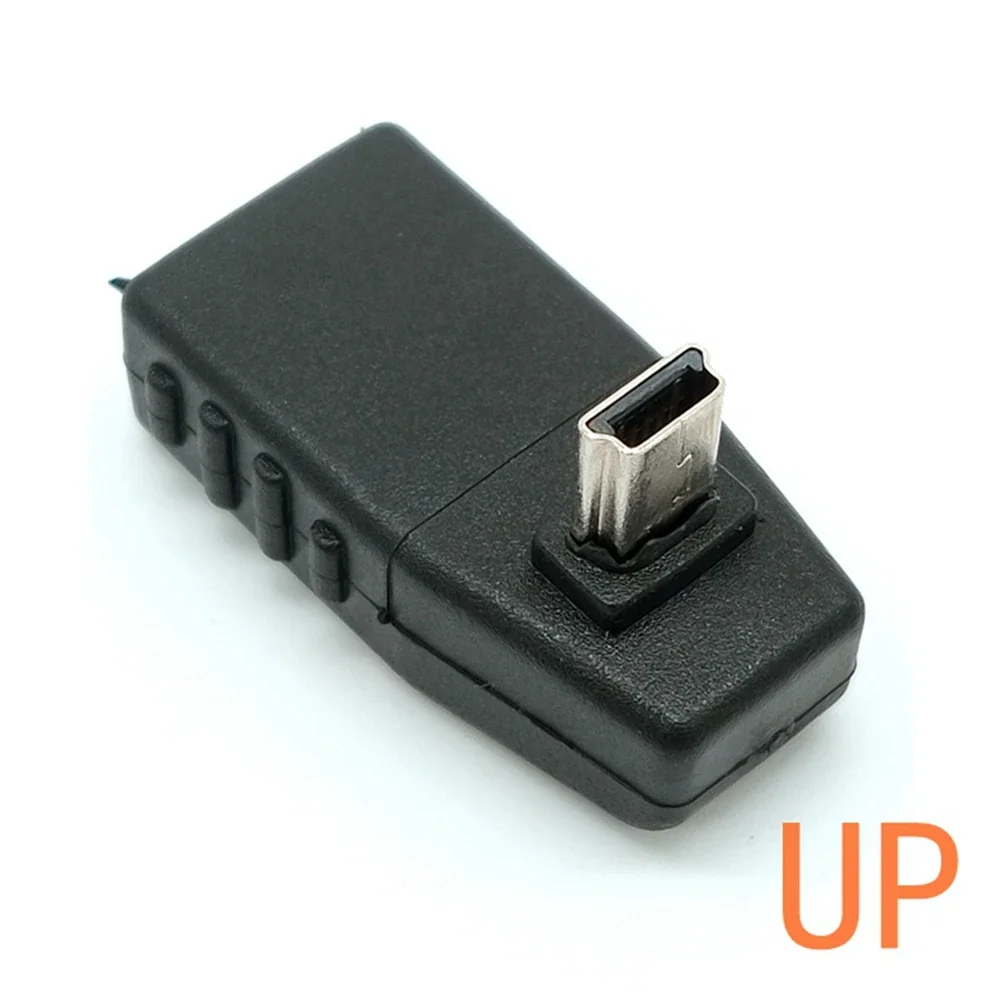 Mini USB 2.0 вверх/вниз левый/правый Anlgled OTG USB-разъем-адаптер 5p папа 90D HOST