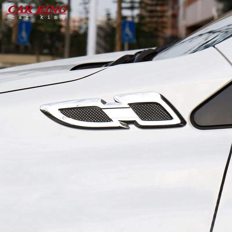

For Toyota RAV4 RAV 4 2017 2018 ABS Chrome Car Wing Right & Left Side Badge Fender Emblem Sticker car styling accessories 2pcs