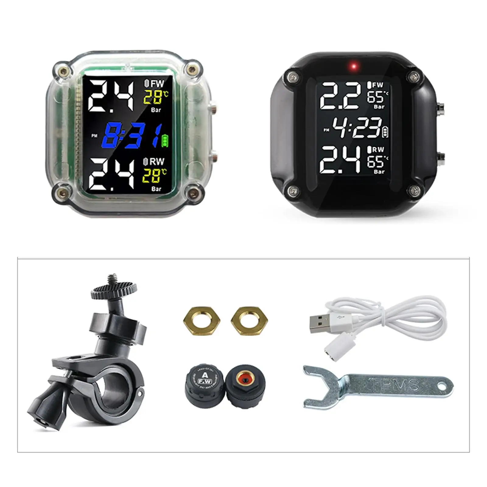 

TPMS External Waterproof IP67 for Bicycle Two Wheeler Electric Vehicle