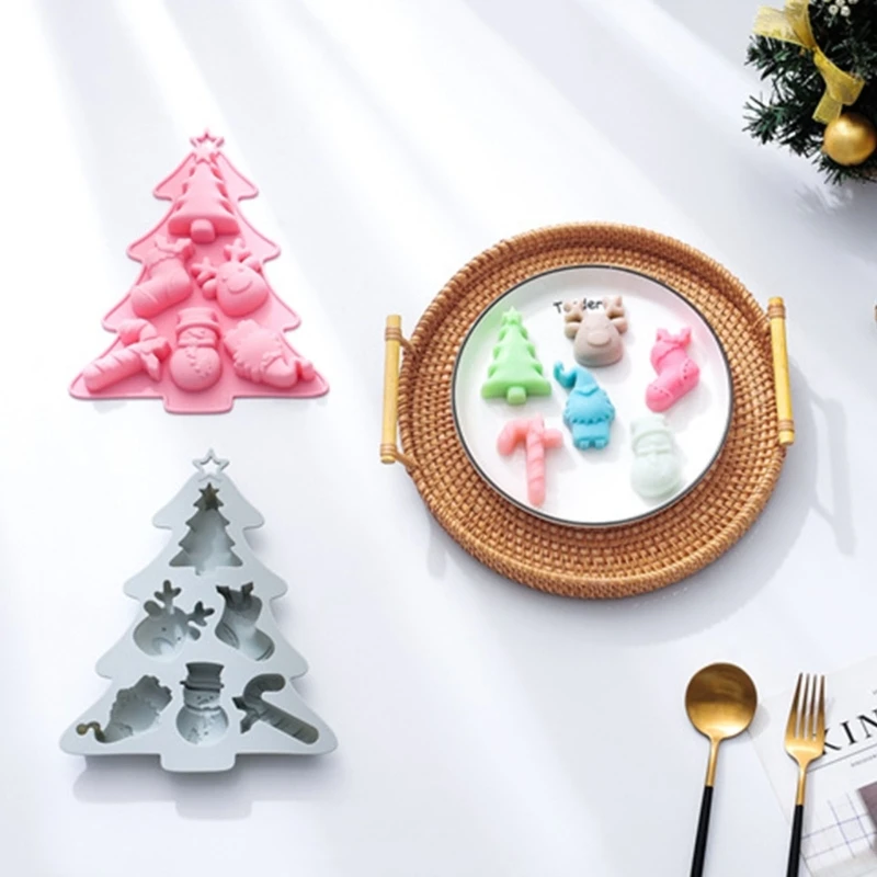 

2 шт., формы в форме рождественской елки для украшения шоколада