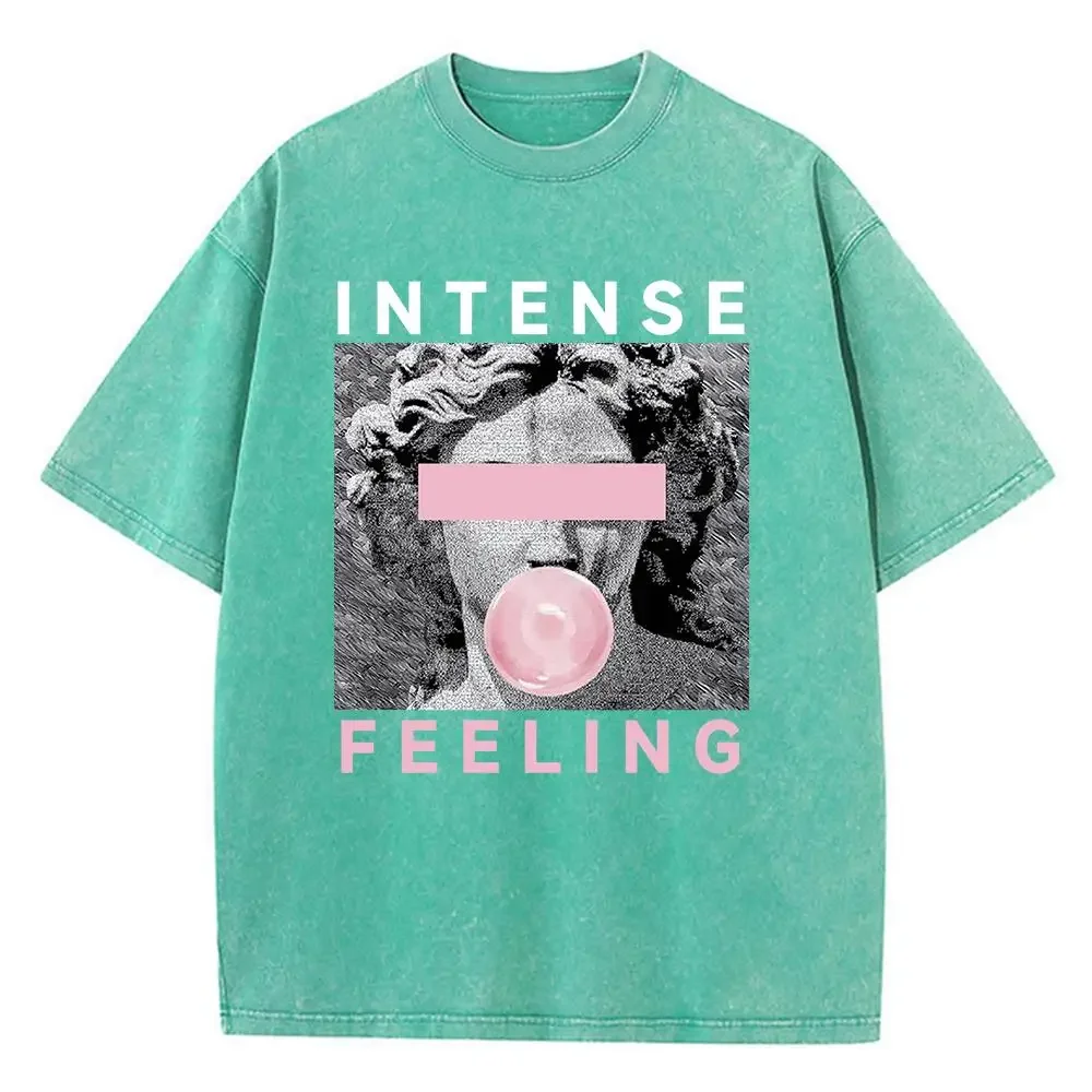 Футболка мужская с пузырьками розового цвета смешная рубашка ощущением повязки