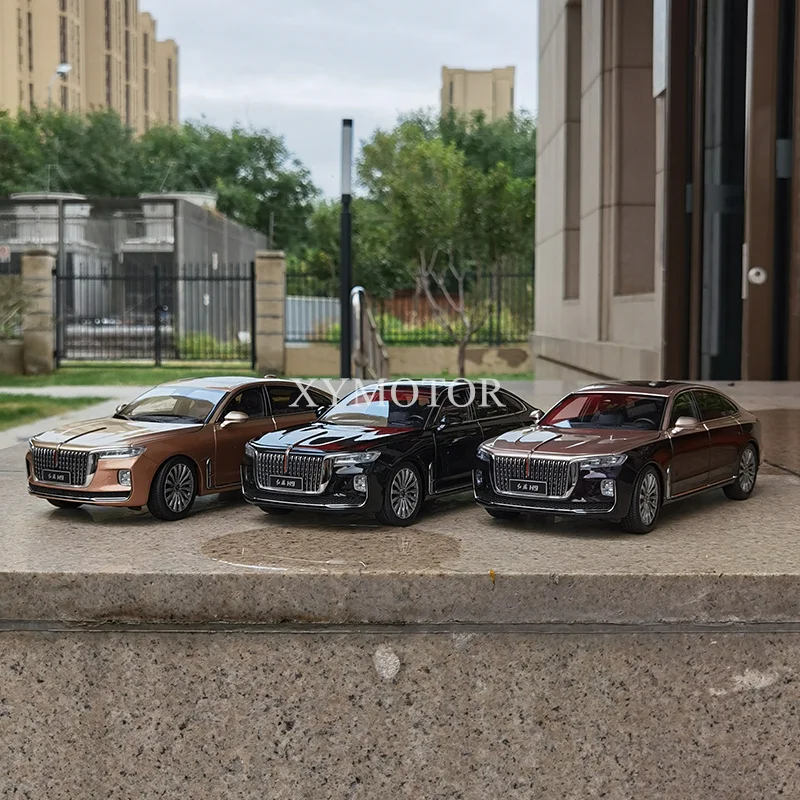 

Century Dragon 1/18 Red Flag Hongqi H9 diecast open Close car model black/Purple gold/Brown gold Toys hobby gift collection
