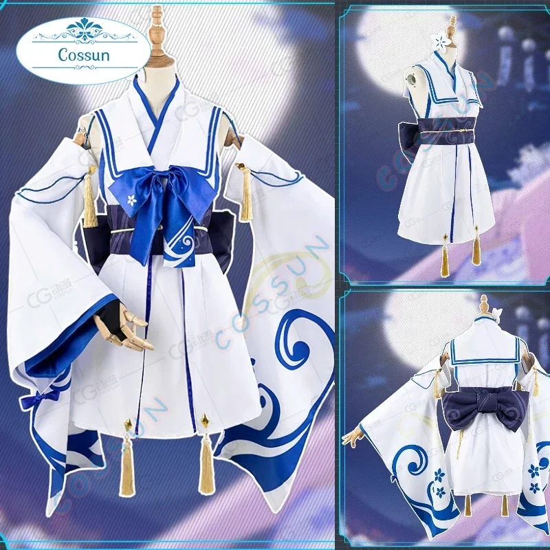 Игра Blue Archive Chise Косплей Костюм Хэллоуин Наряды Женское Кимоно Платье Wig