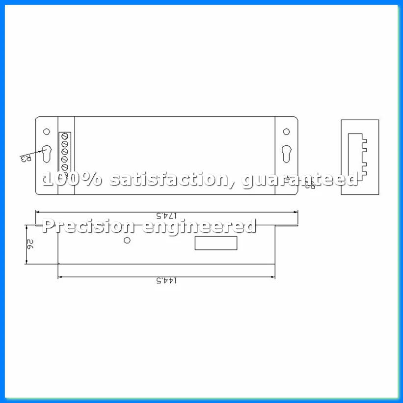 Фото Контроллер DMX200 SPI для светодиодных лент 2801, 6803, 2812, 2811 (декодер) DC5V 12V 24V-AD23 №1