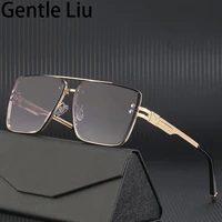 rimless sunglasses men vintage square 2022 new fashion frameless sun glasses for women shades eyewear uv400 gafas de sol hombre