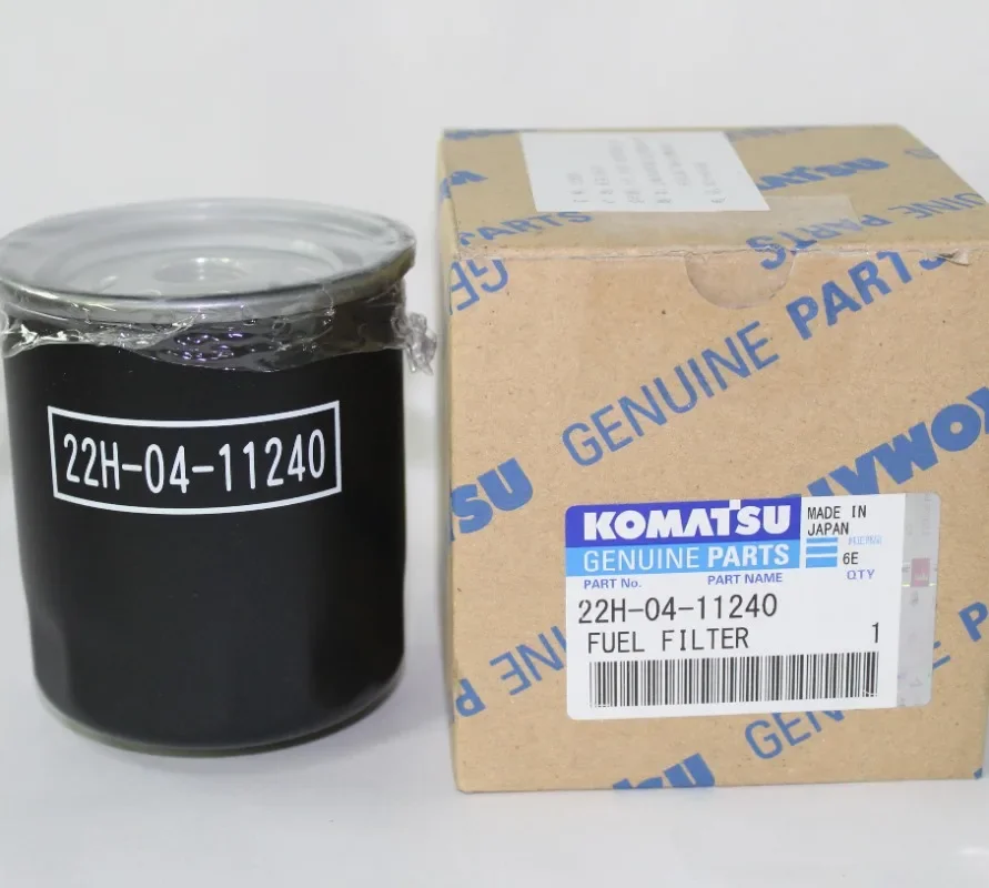 Элемент деталей топливного фильтра двигателя экскаватора 22H-04-11240 для PC56-7 PC57-7