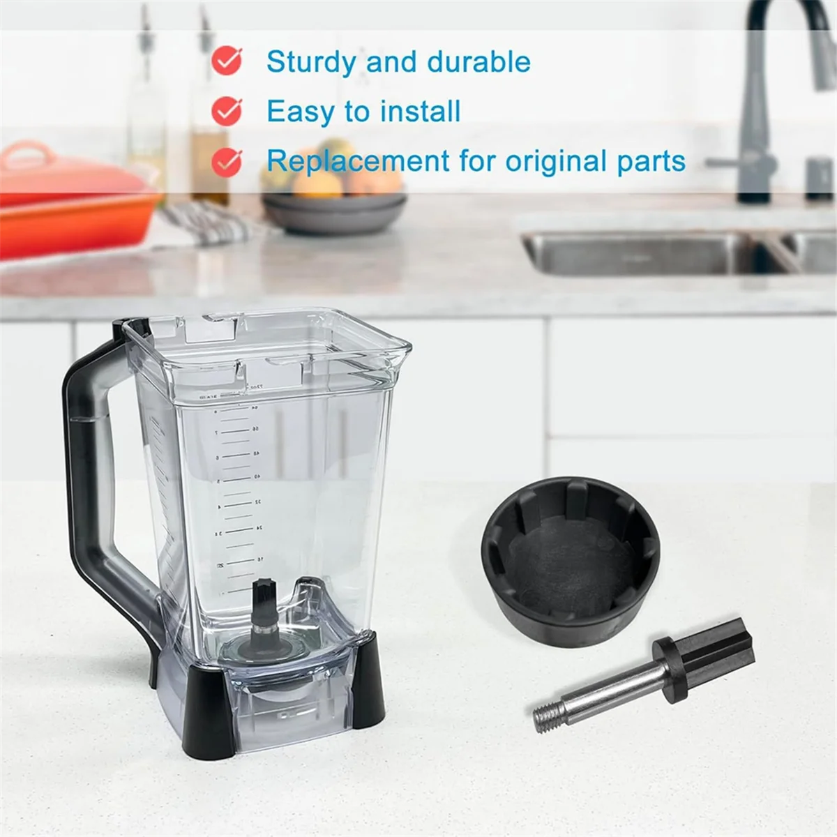 Запасные части для блендера серии Ninja BL660/66OA 72 унции (9 чашек) комплект кувшинов