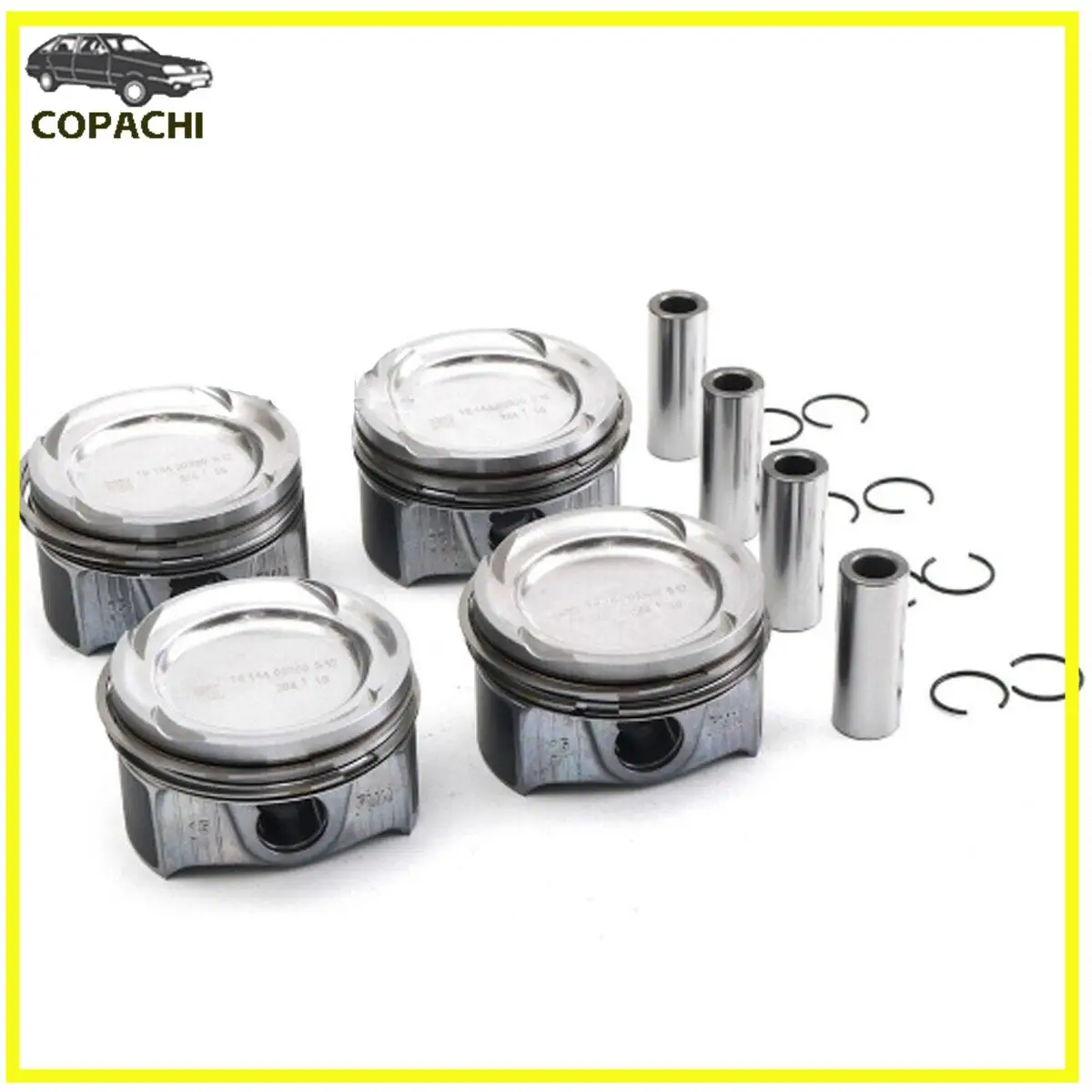 Набор автомобильных поршней и колец 2640301800 4 шт. для двигателя Mercedes-Benz C300 C260 CLS300 GLC300