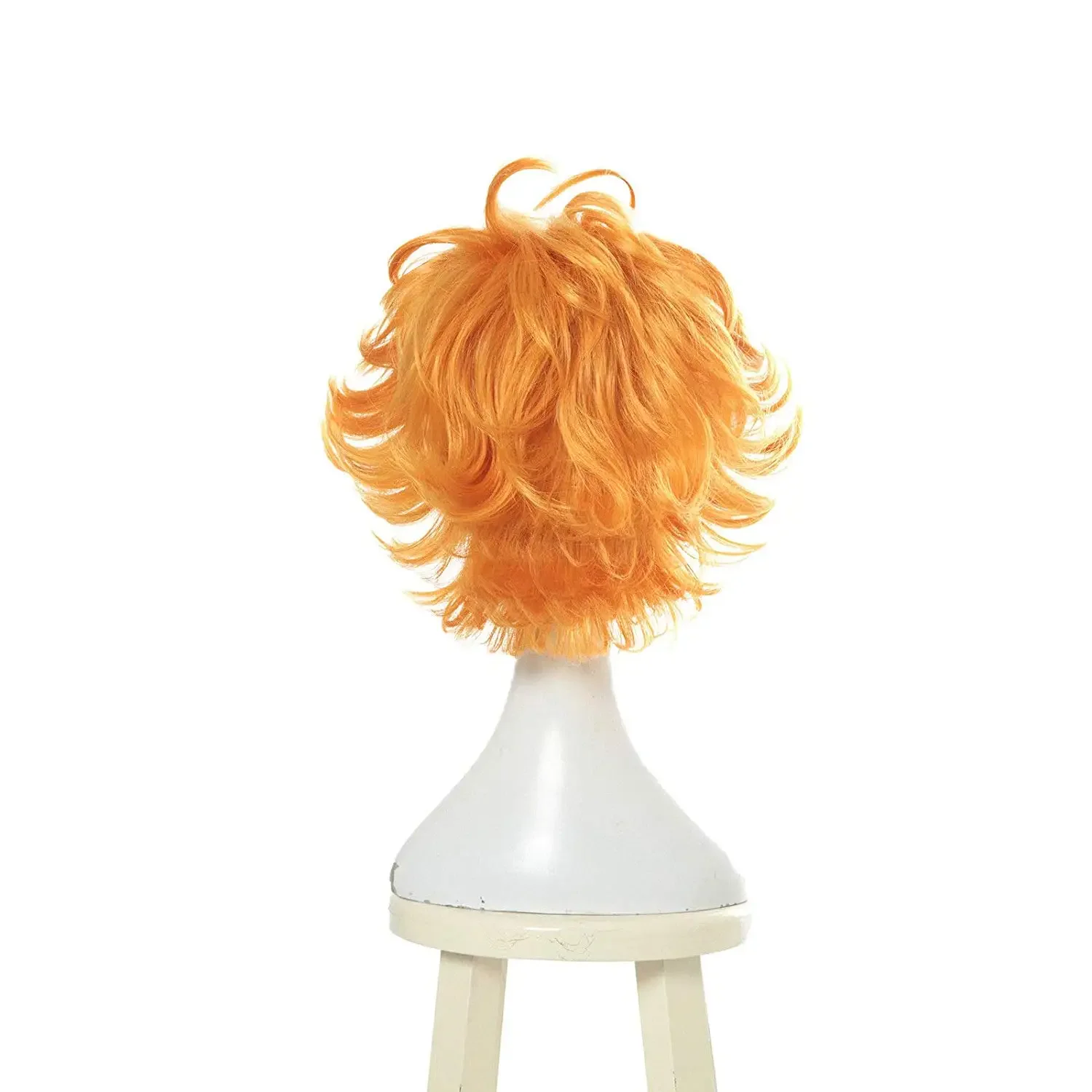 Парик для косплея Эммы обещанный Neverland короткие волнистые волосы с эффектом