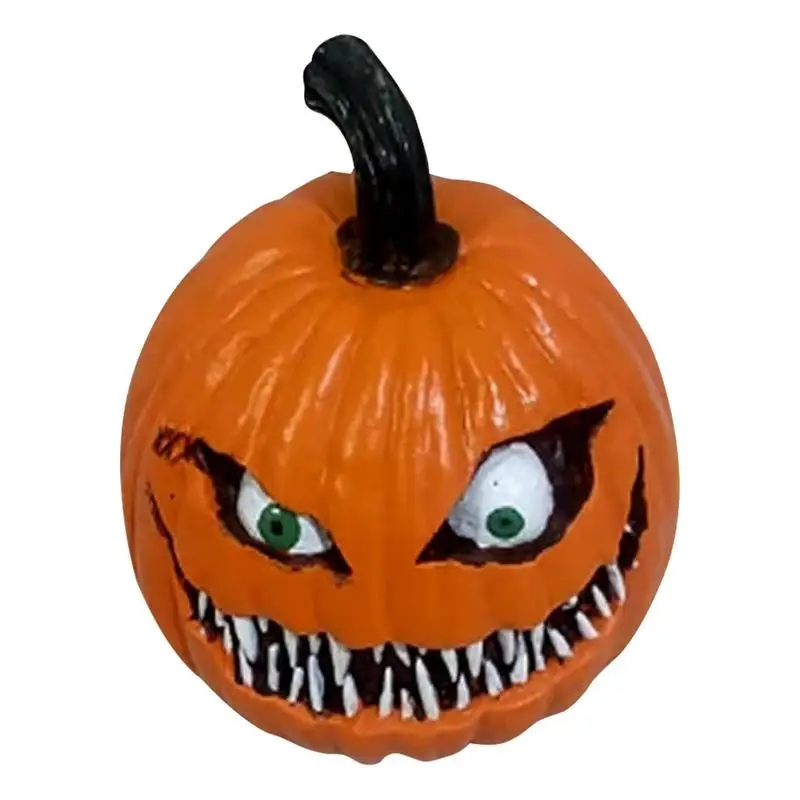 

Halloween Resin Pumpkin Decoration Funny Multi-Eyed Squint Cute Ghost Pumpkin Crafts Festival Parties Carnival Decorative Props