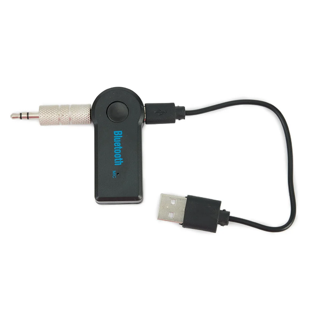 

V3.0+ EDR Charges Via-USB Cable Wireless Bluetooth-compatible Adapter BT Receiver Adapter 3.5mm Audio Stereo Music Handsfree
