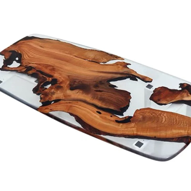 Чай из смолы эпоксидная смола прозрачный кристалл речный стол большая доска клей