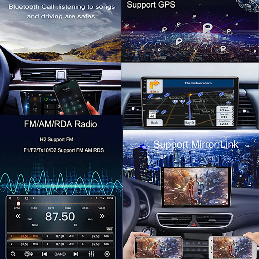 9 'ɺndroid 11 для Toyota Mark X X130 2 II 2009 - 2019 стерео автомобильное радио аудио Carplay GPS
