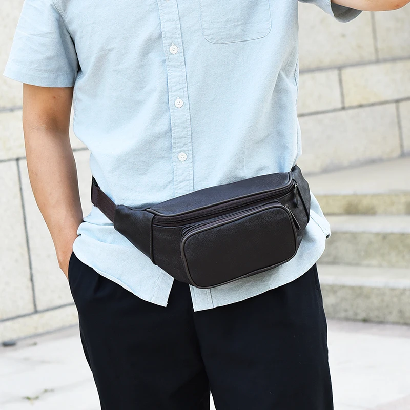 

Casual Waist Packs Men Waist Bag High Quality Shoulder Messenger Belt Bags Travel Fanny Pack For Phone Pouch Credit Cards Bag