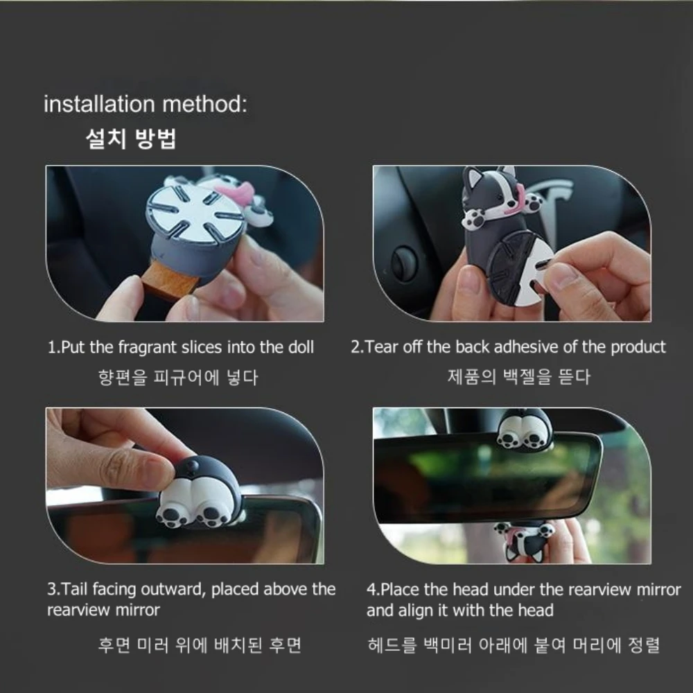 2024 вешалка для зеркала заднего вида Милая Автомобильная кукла украшение