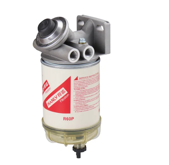 

FUEL WATER SEPARATOR FILTER ASSEMBLY R60P,30 MICRON, FS19687, H7060WK10, Wk1142X, P550730 FOR RACOR PARKER XOJOX