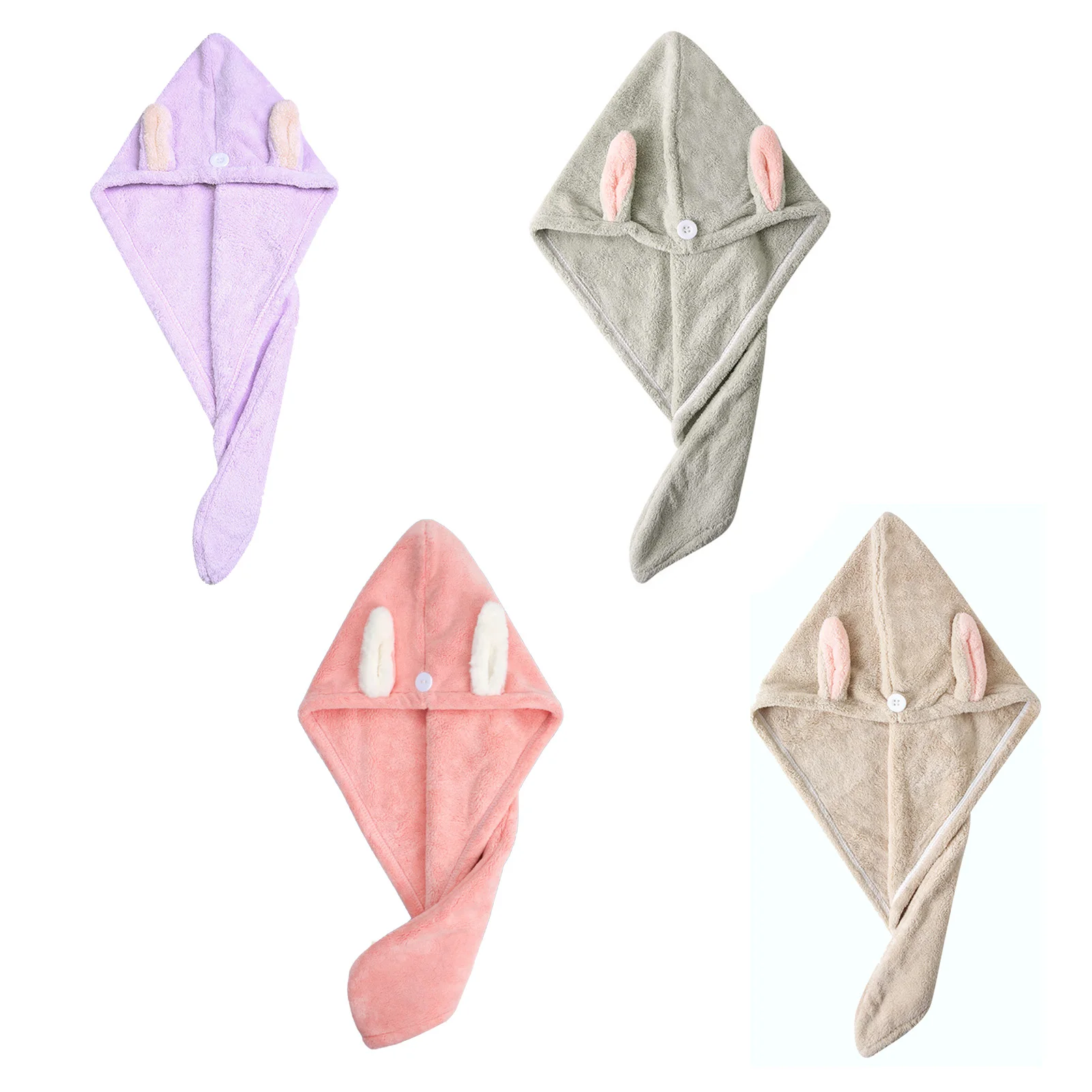 

Полотенце для волос из микрофибры, полотенце для быстрой сушки волос, шапочка для сушки волос, полотенце без спутанных волос, накидка для же...