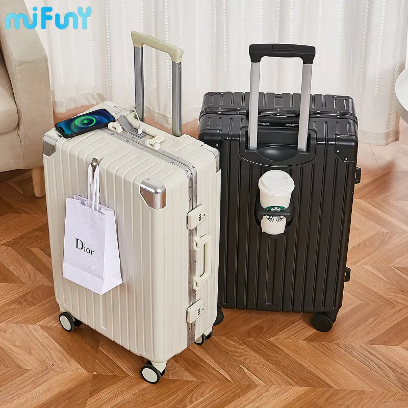 

SOLI2 Frame Rolling Luggage Neutral Both Men And Women ABS+PC Spinner Large Bad Travelling Luggage Suitcase S12650-S12671