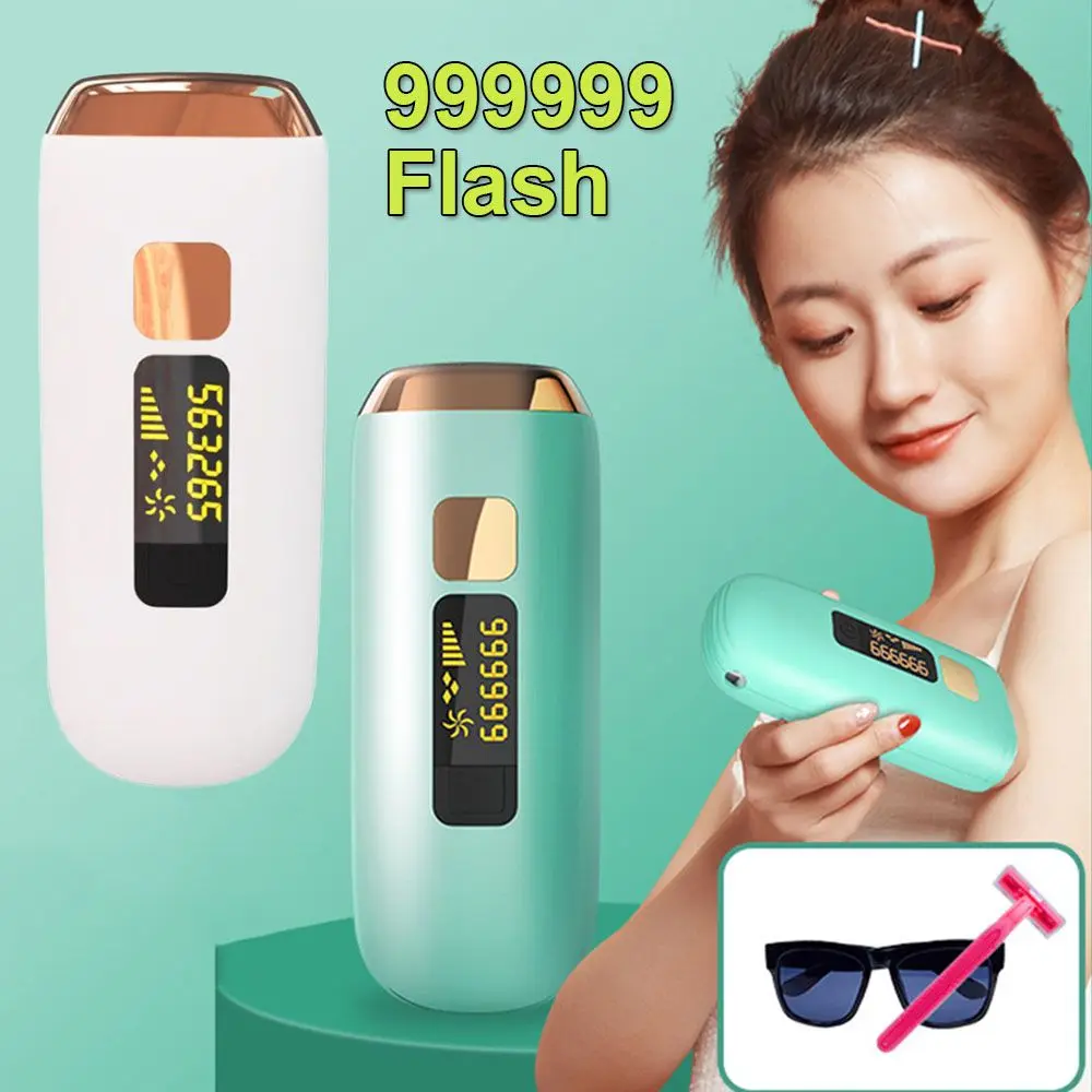 

Under Arm Household Painless Automatic Photoepilator 999999 Flashes Permanent IPL Laser Hair Removal Epilator