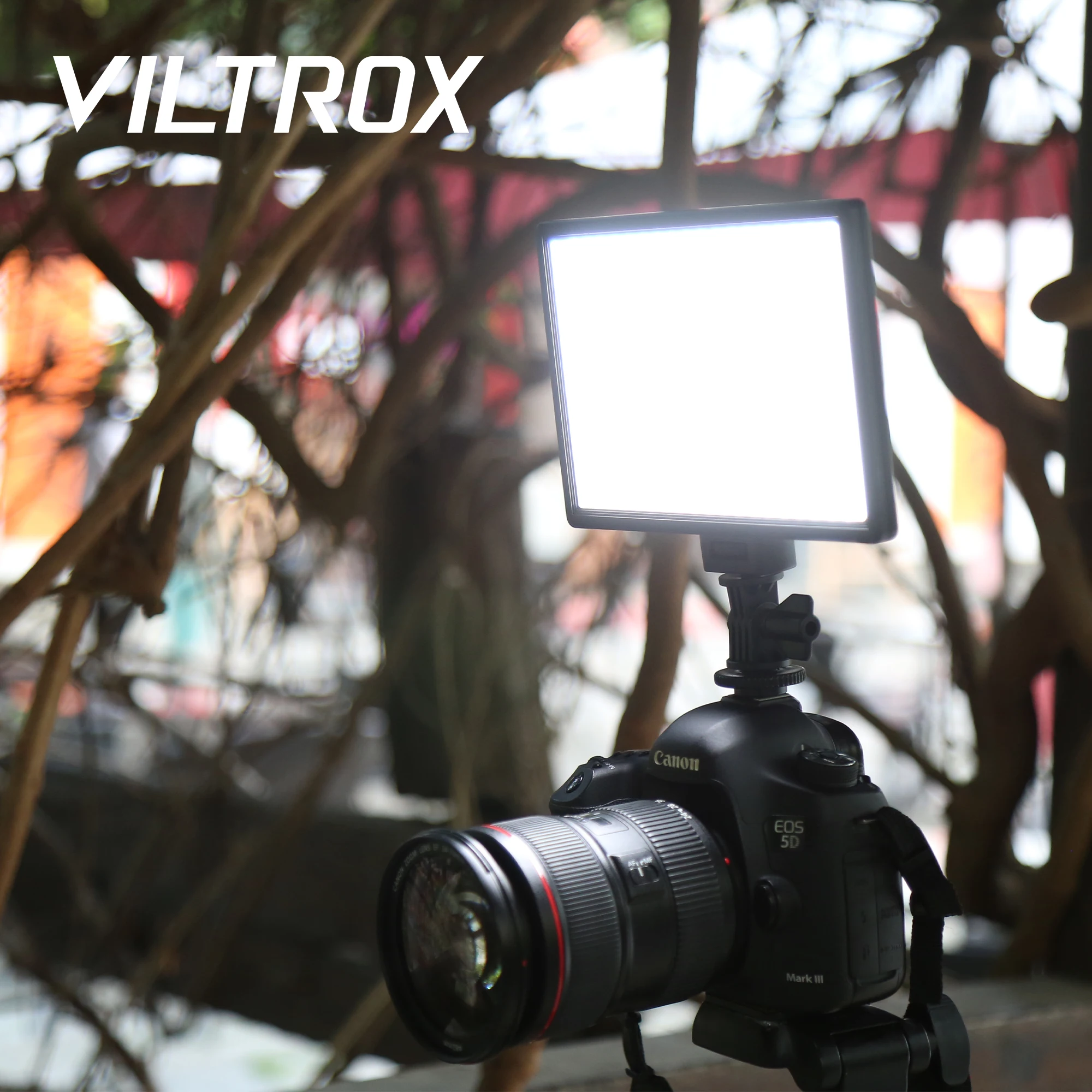 VILTROX L116T светодиодный Fill светильник портативный двухцветный приглушаемый DSLR студийный светильник для видеокамеры для YouTube живой макияж