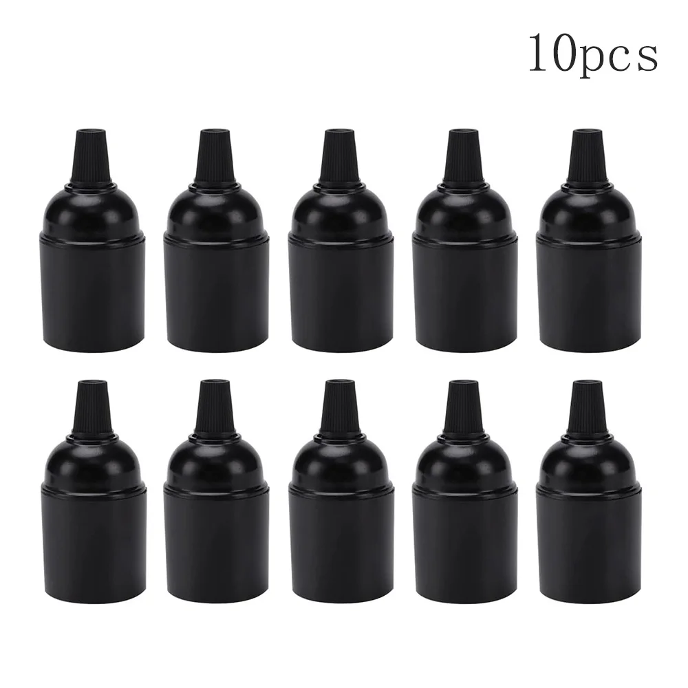 

Патрон лампы E27 пластиковый черный