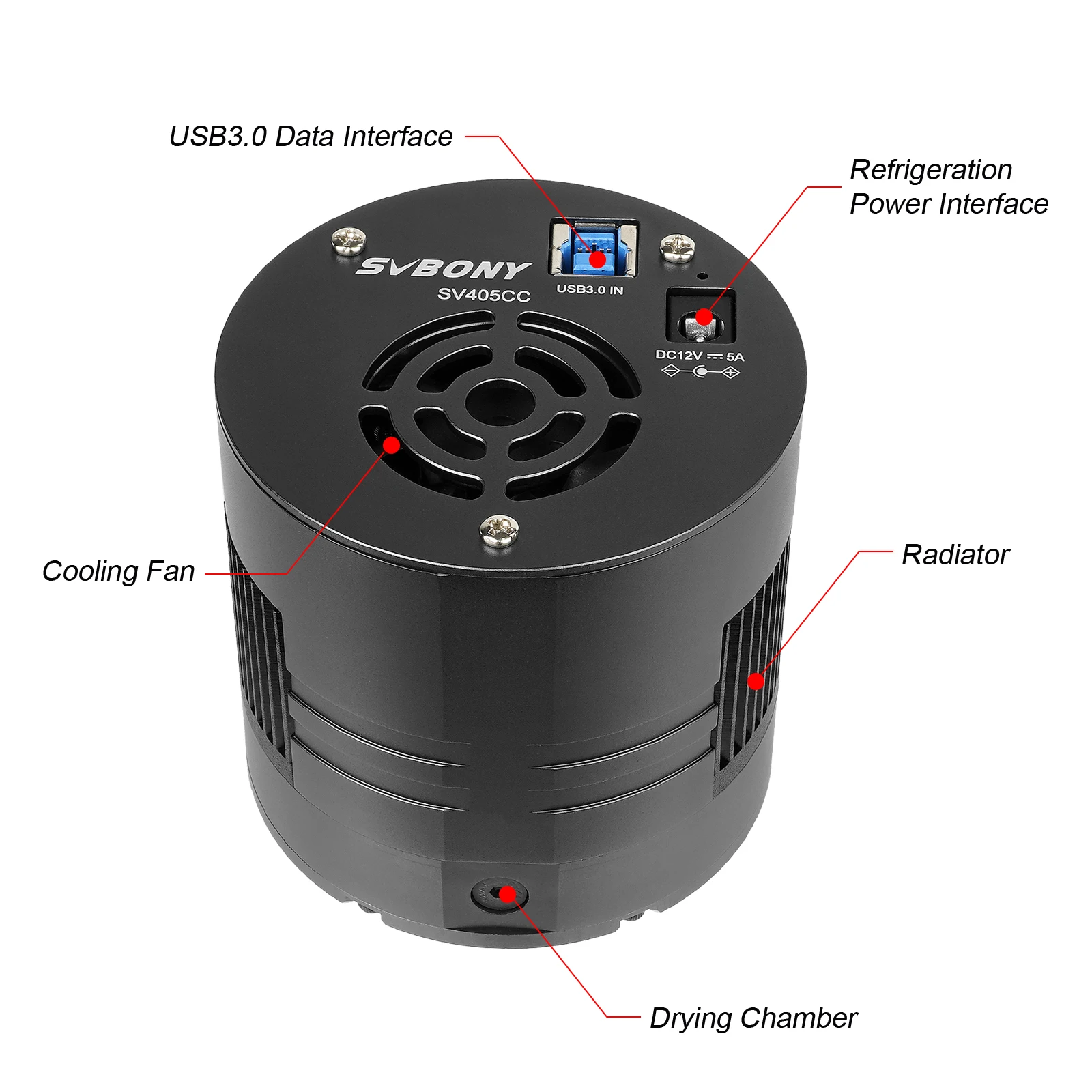 SVBONY SV405CC DSO с охлаждением 11.7Mp CMOS цветная астрономическая камера USB 3 0 для опытной